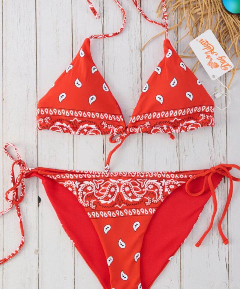 maillot 2 pieces Bandana